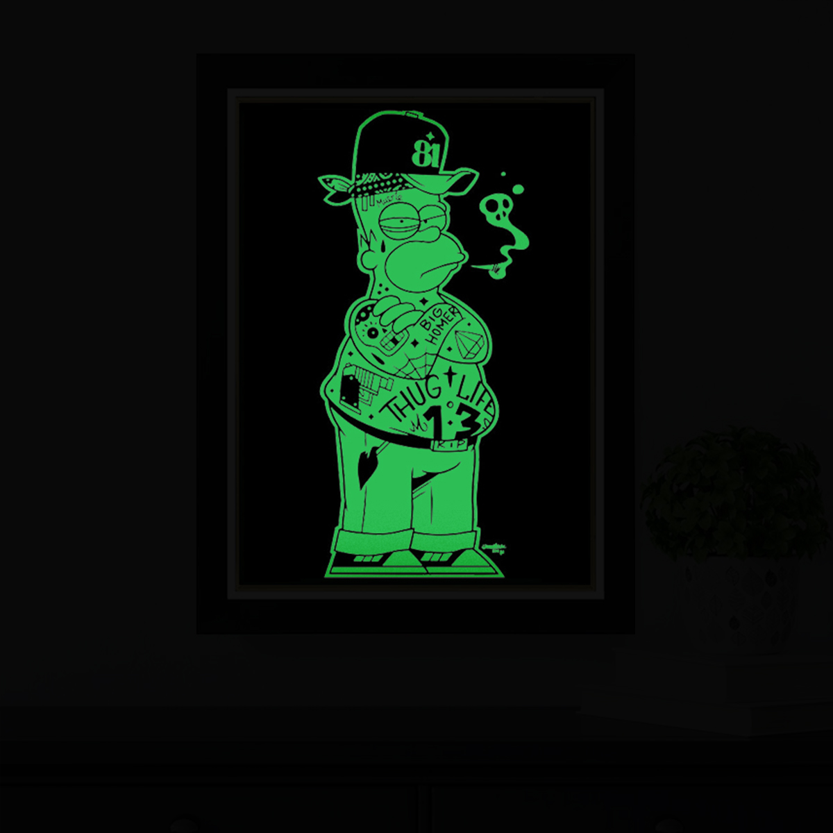 Tableau Photo-lumineux | Homer Simpson – Image 3