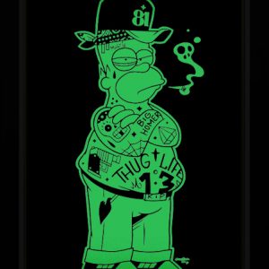 Tableau Photo-lumineux | Homer Simpson