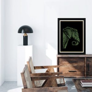 Tableau Photo-lumineux | Eléphant