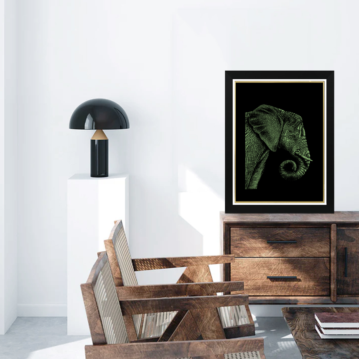 Tableau Photo-lumineux | Eléphant