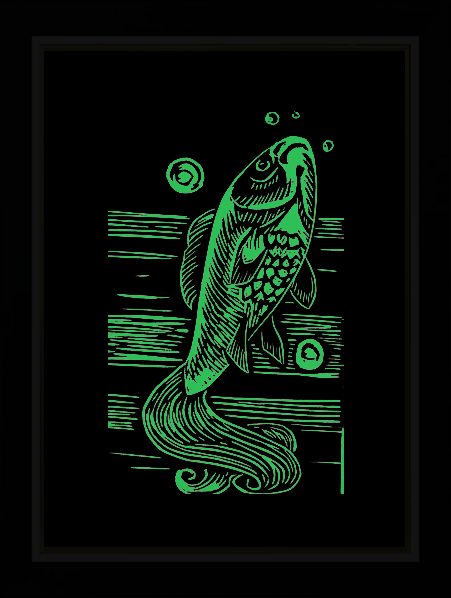 Tableau Photo-lumineux | Poisson – Image 3