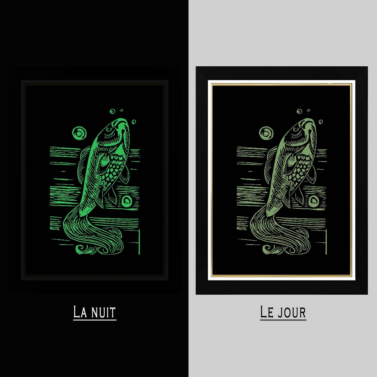 Tableau Photo-lumineux | Poisson – Image 4