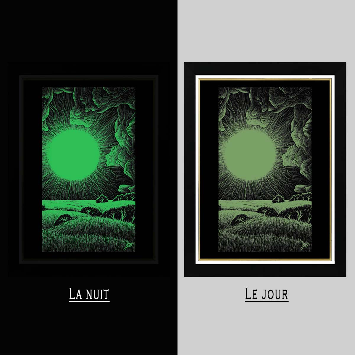 Tableau Photo-lumineux | Soleil – Image 4
