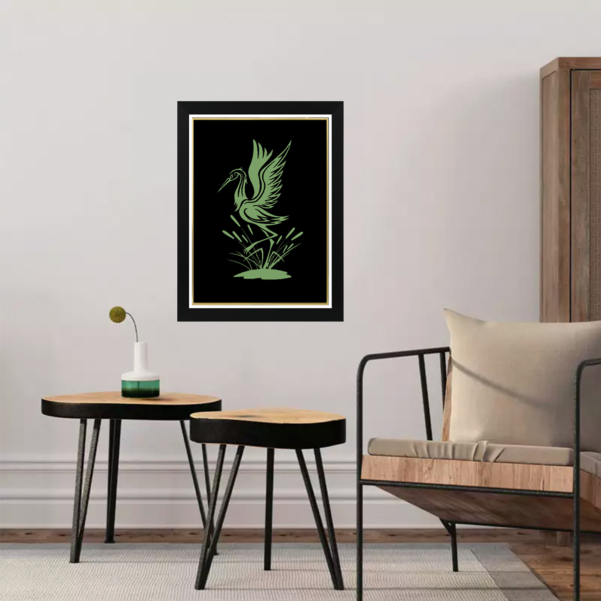 Tableau Photo-lumineux | Cigogne