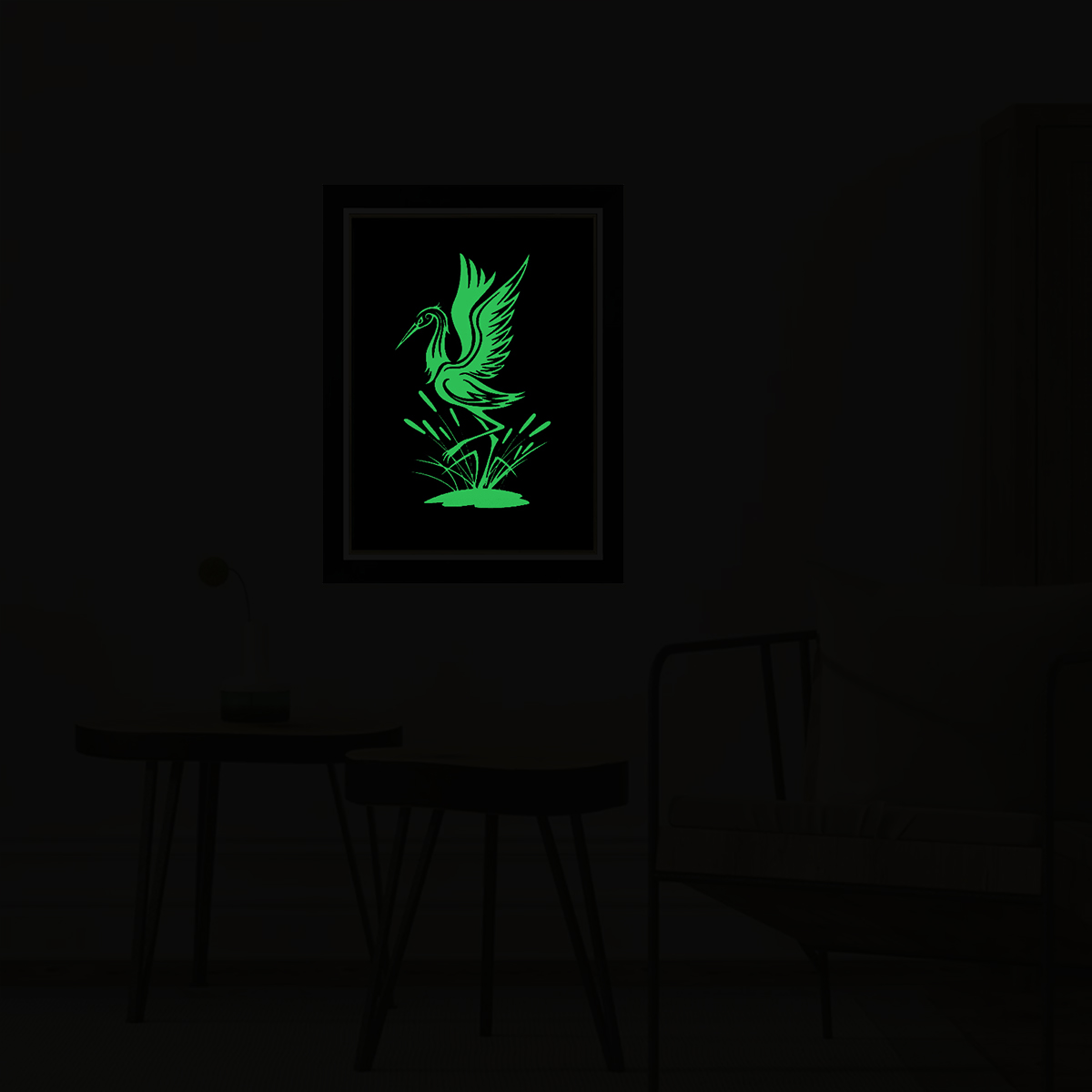 Tableau Photo-lumineux | Cigogne – Image 5