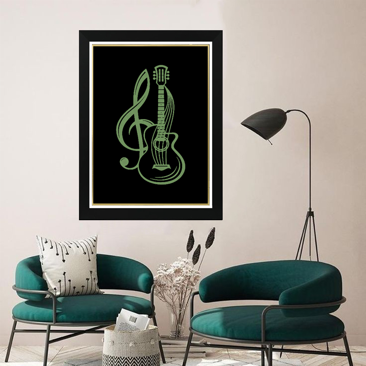 Tableau Photo-lumineux | Guitare