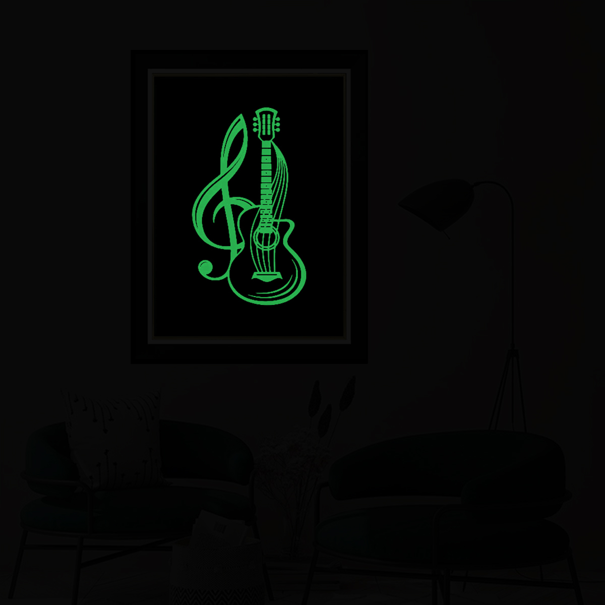 Tableau Photo-lumineux | Guitare – Image 2