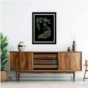 Tableau Photo-lumineux | Paon