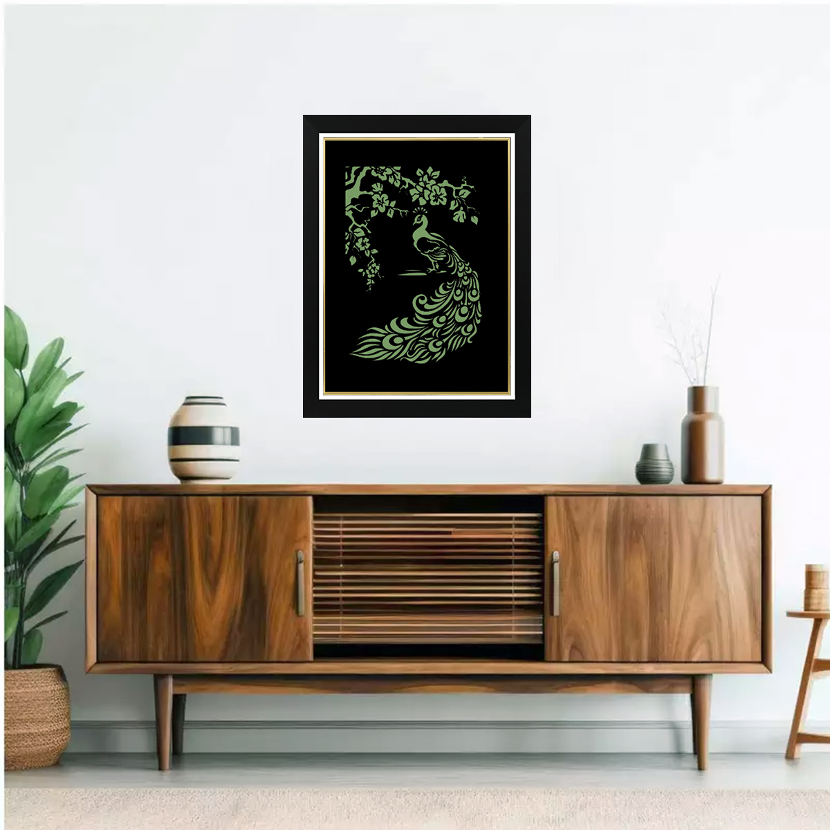 Tableau Photo-lumineux | Paon