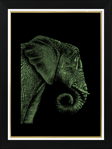 Tableau Photo-lumineux | Eléphant – Image 2