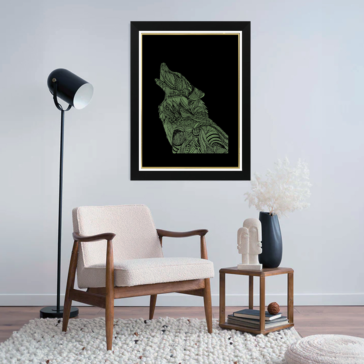 Tableau Photo-lumineux | Loup