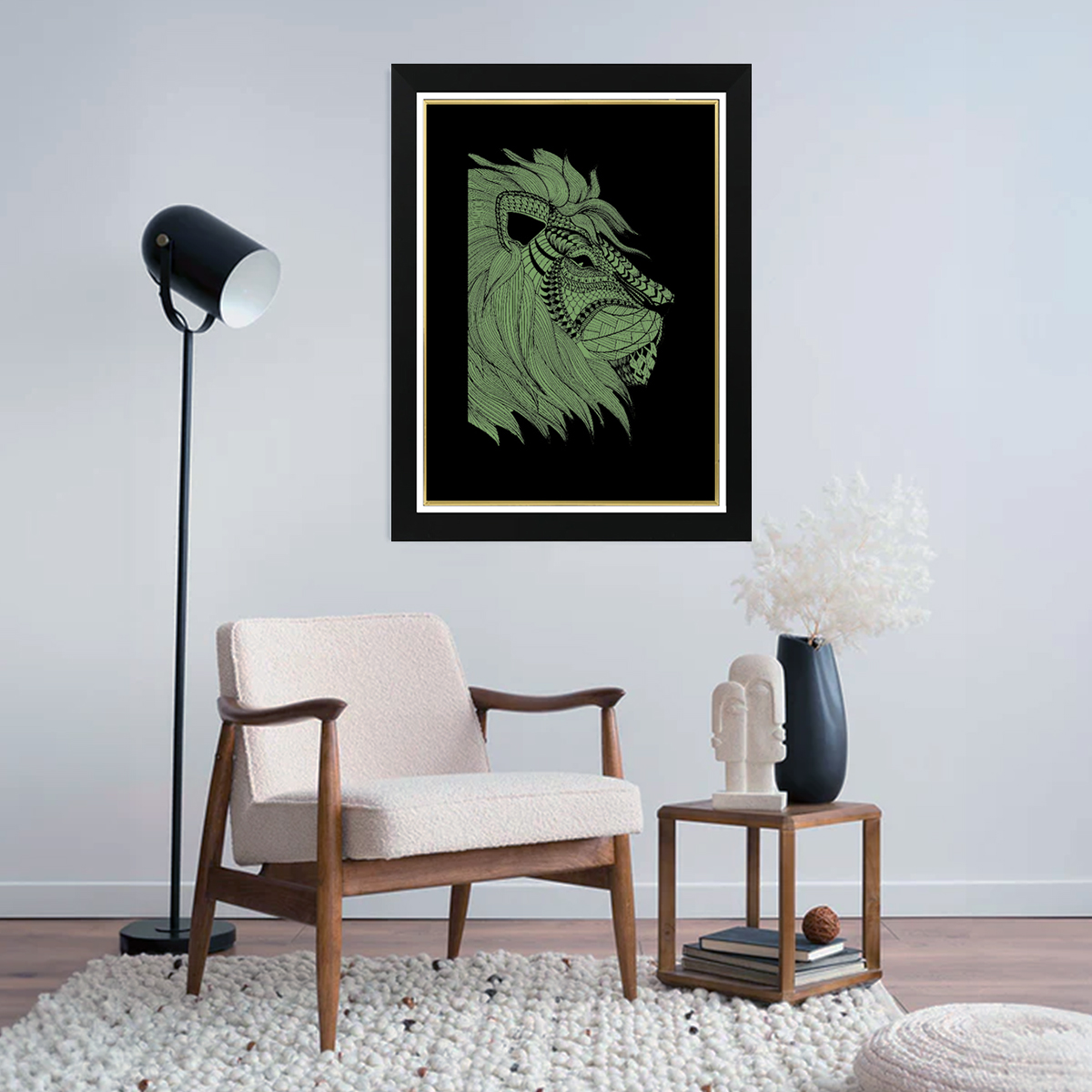 Tableau Photo-lumineux | Lion