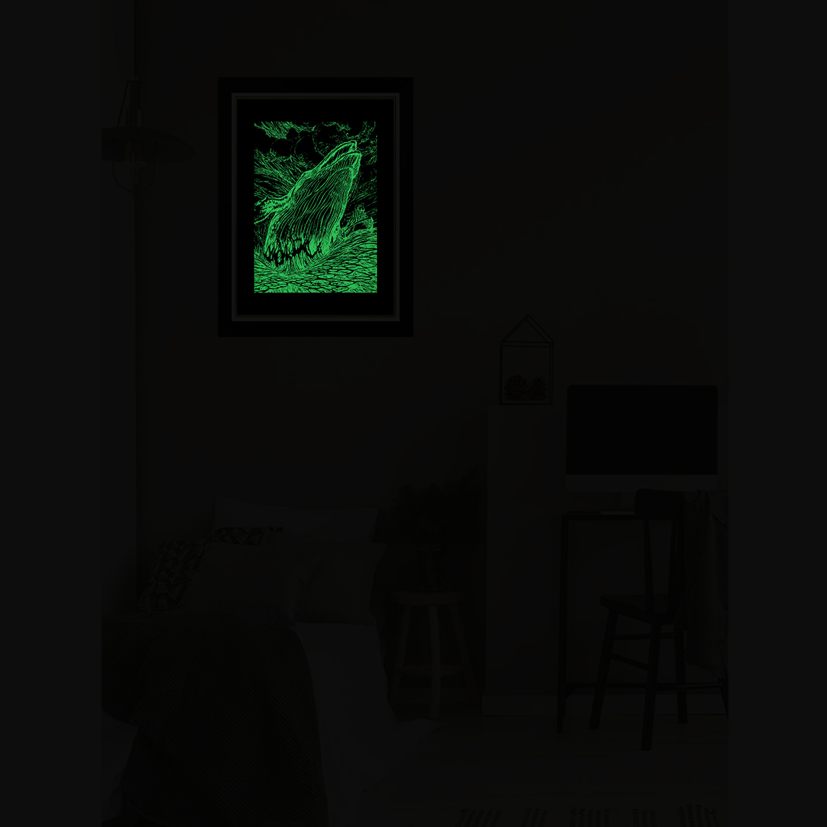 Tableau Photo-lumineux | Baleine – Image 5