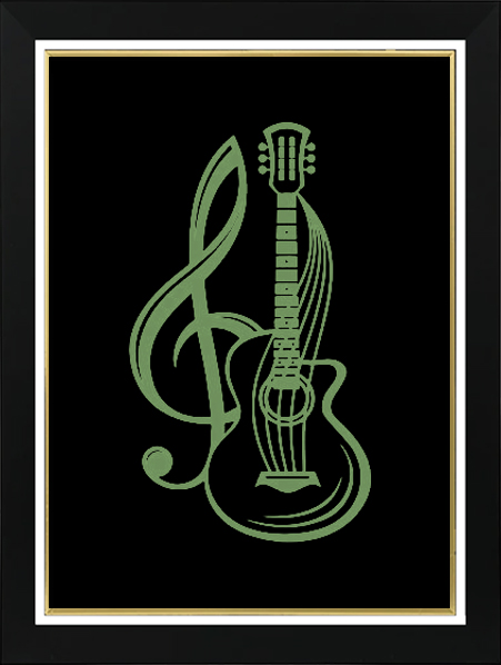 Tableau Photo-lumineux | Guitare – Image 3