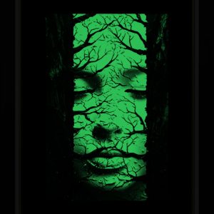 Tableau Photo-lumineux | Visage/Arbres
