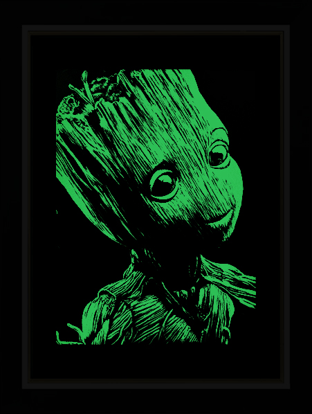 Tableau Photo-lumineux | Groot – Image 4