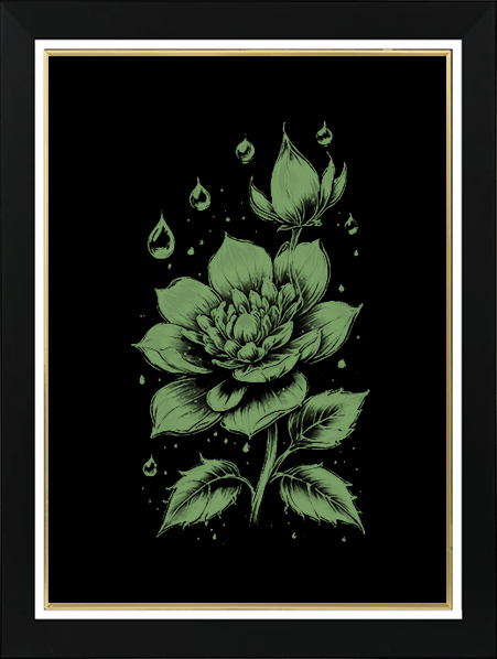 Tableau Photo-lumineux | Fleur – Image 2