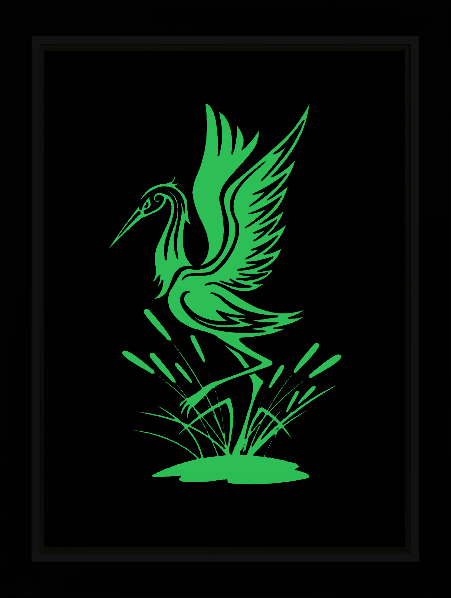 Tableau Photo-lumineux | Cigogne – Image 3