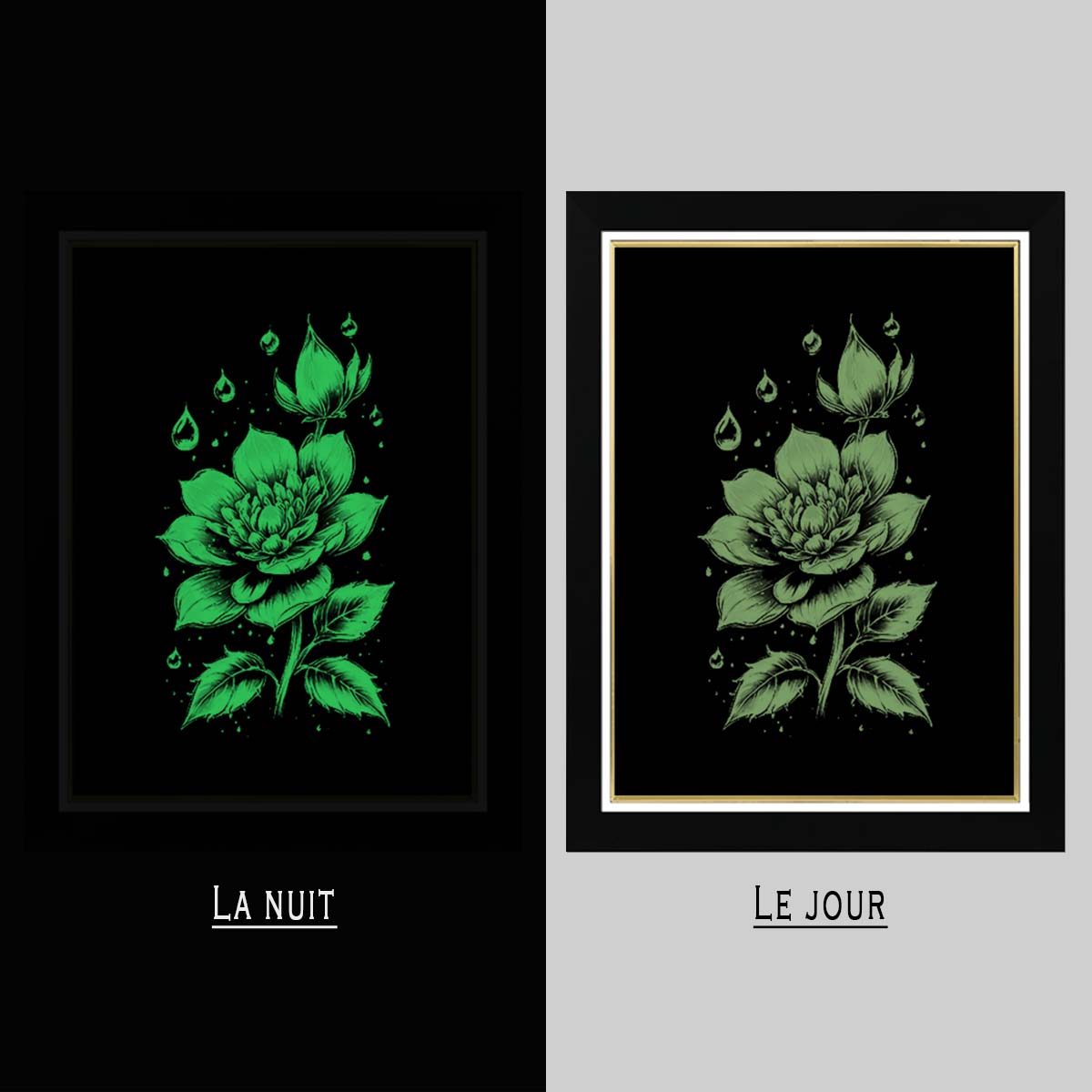 Tableau Photo-lumineux | Fleur – Image 4