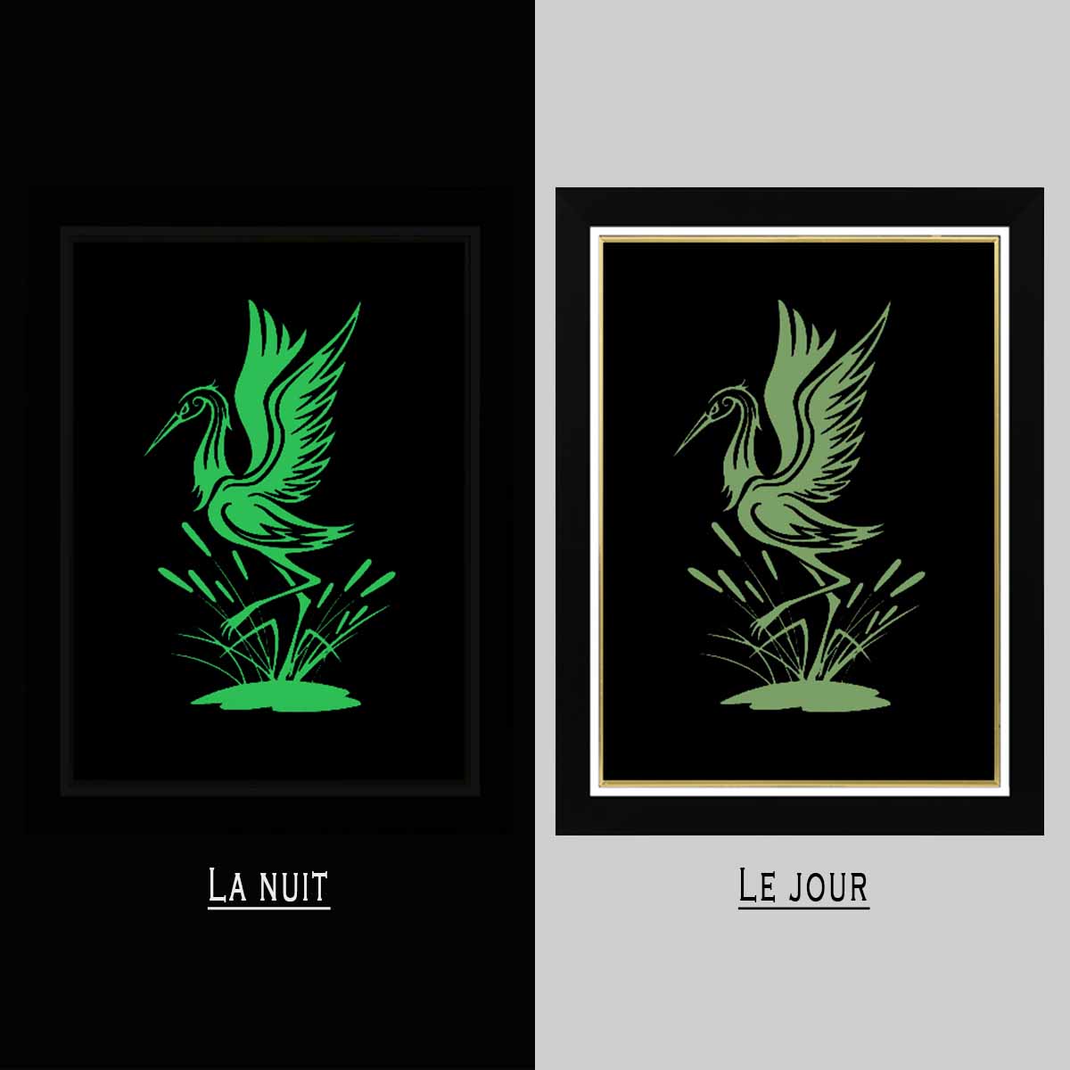 Tableau Photo-lumineux | Cigogne – Image 4