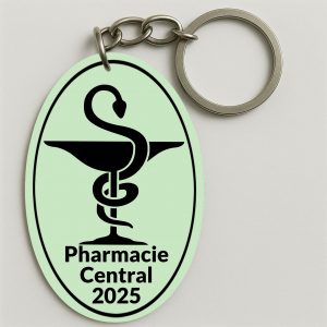 Porte-clés | Logo Personnalisé Pharmacies