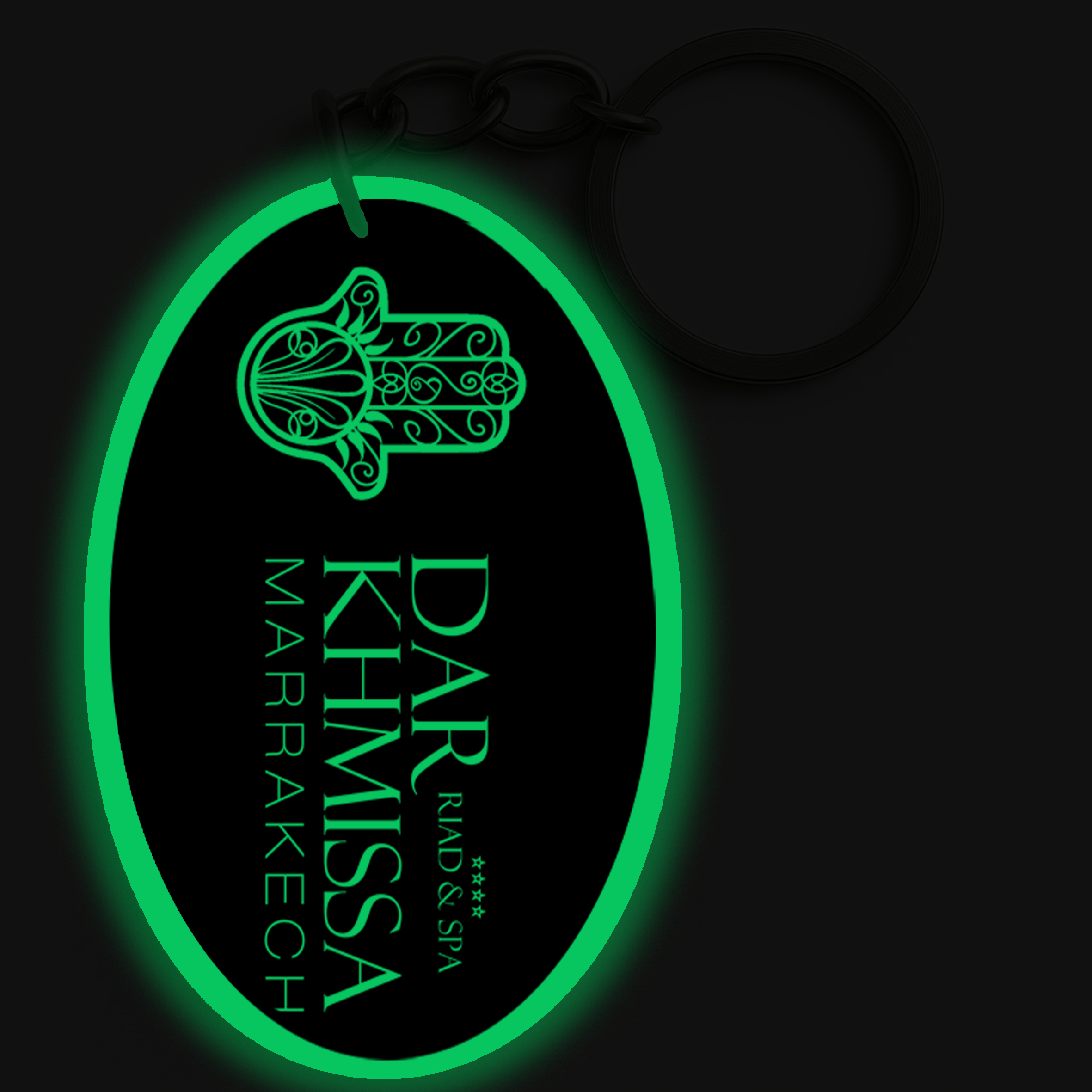 Porte-clés | Logo Personnalisé Dar Lkhmissa – Image 2