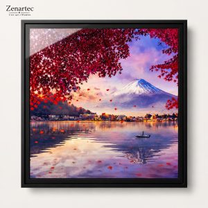 Écarlate du Fuji — Tableau photoluminescent