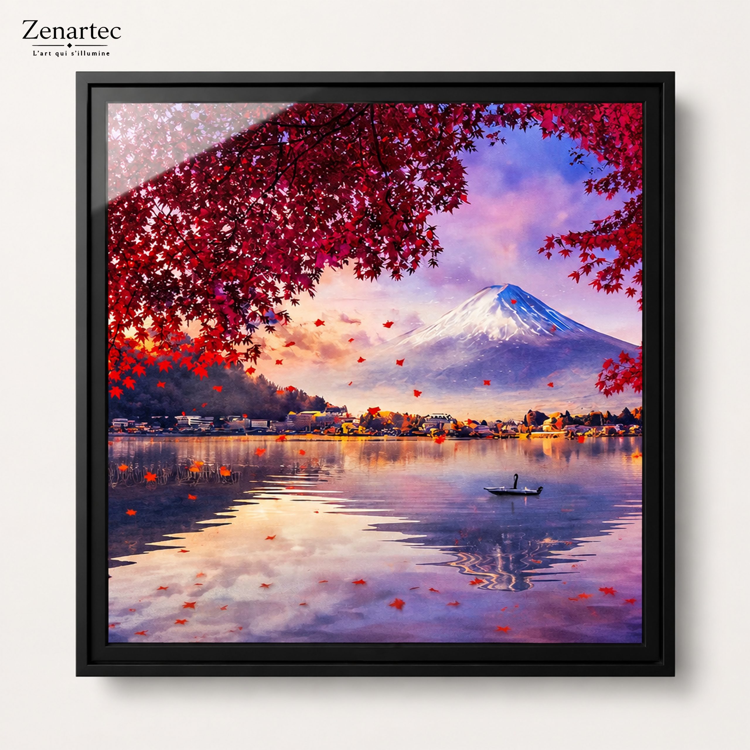 Écarlate du Fuji — Tableau photoluminescent