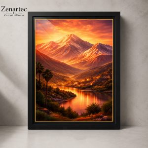 Vallée Chaude — Tableau photoluminescent
