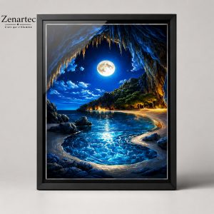 Refuge Lunaire — Tableau photoluminescent