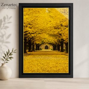 Tableau Allée d’Or en lumière naturelle le jour