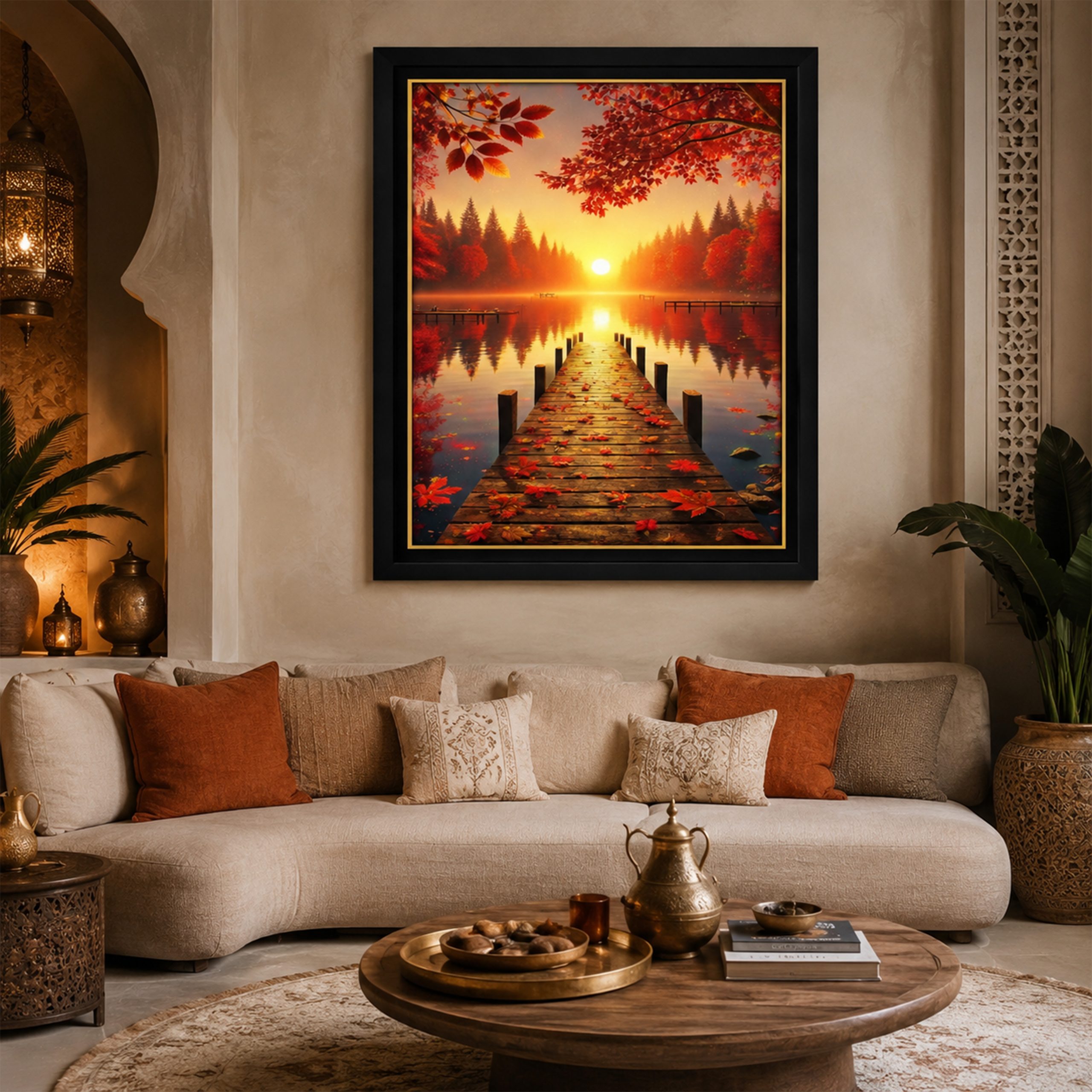 Horizon d’Automne— Tableau photoluminescent – Image 4