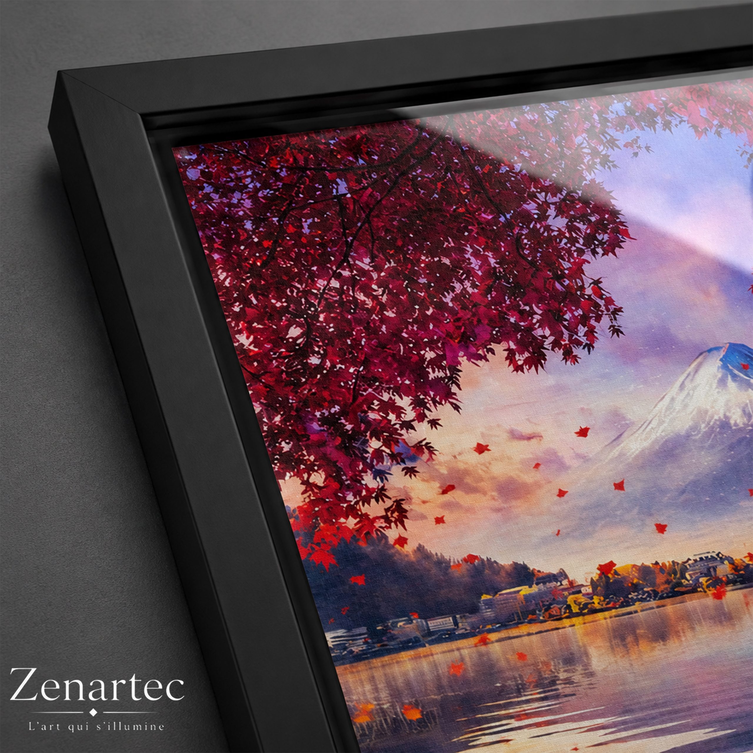 Écarlate du Fuji — Tableau photoluminescent – Image 5