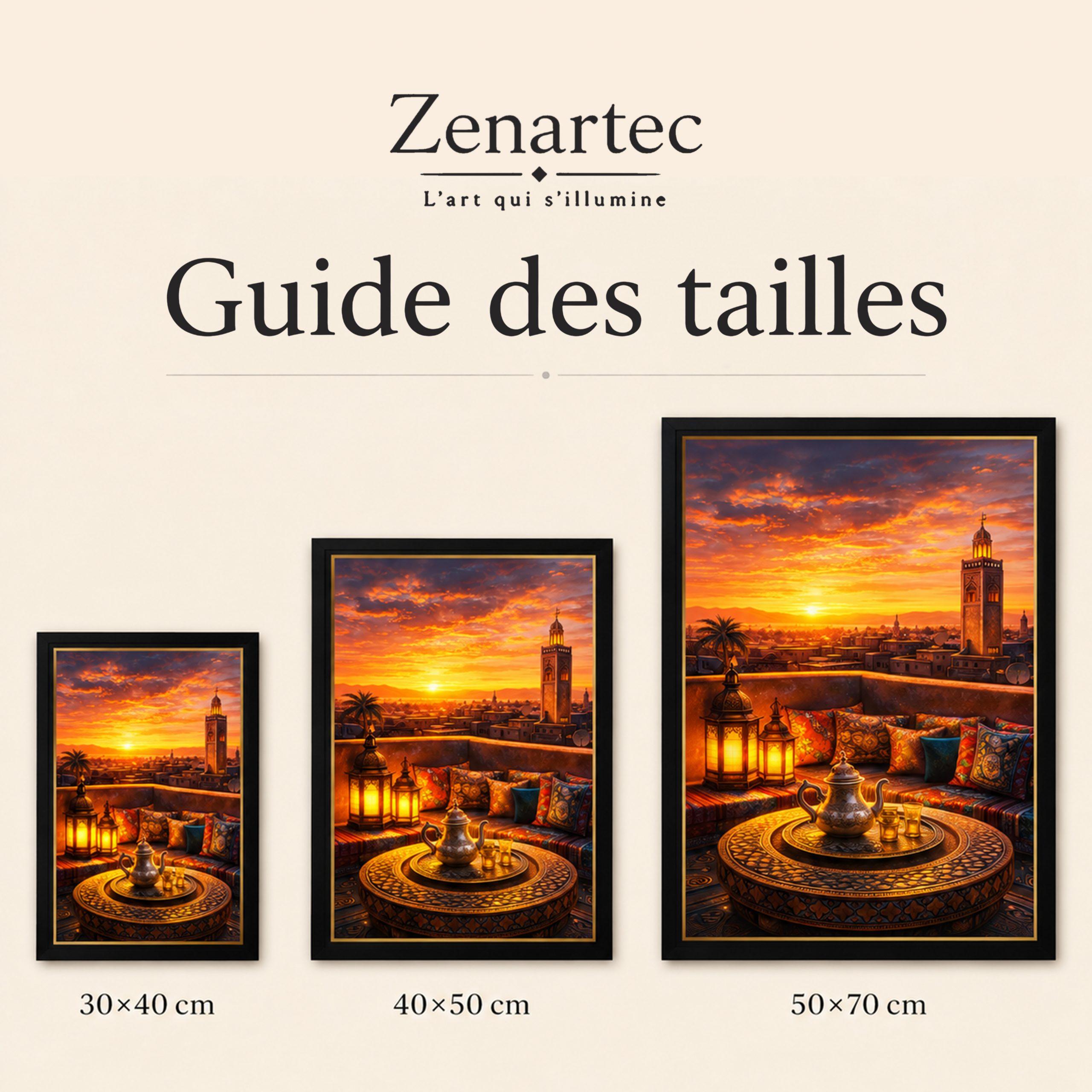 Dimensions du tableau de porte impérial