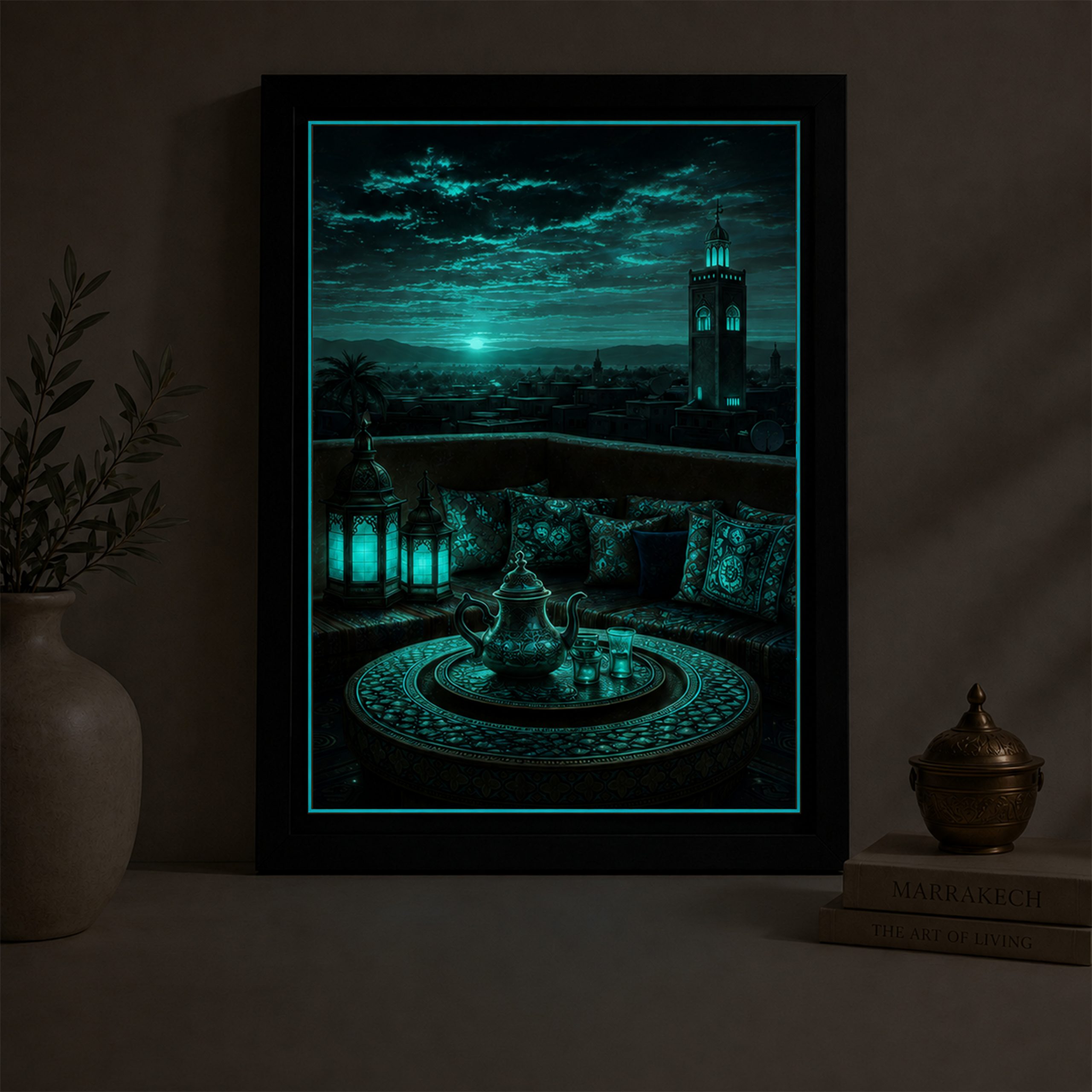 Instant Majestueux avec lumière photoluminescente dans l’obscurité
