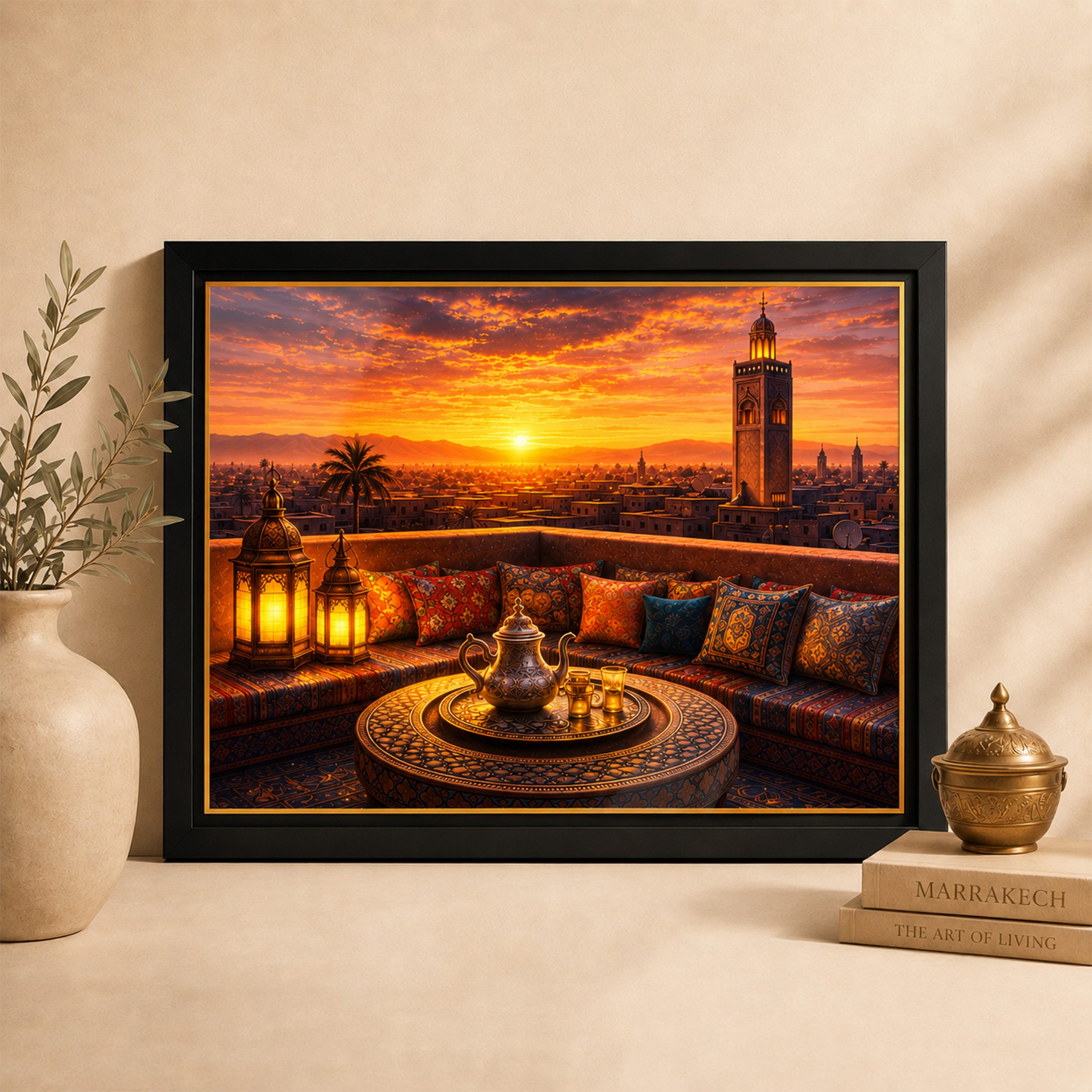 Tableau Instant Majestueux en lumière naturelle paysage