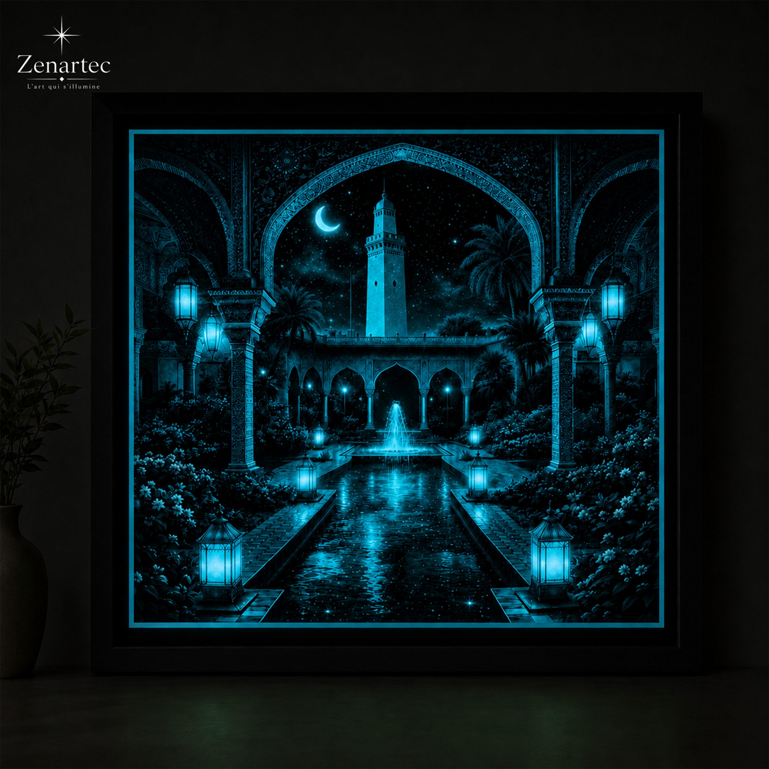 Jardins Orientaux — Tableau photoluminescent – Image 10