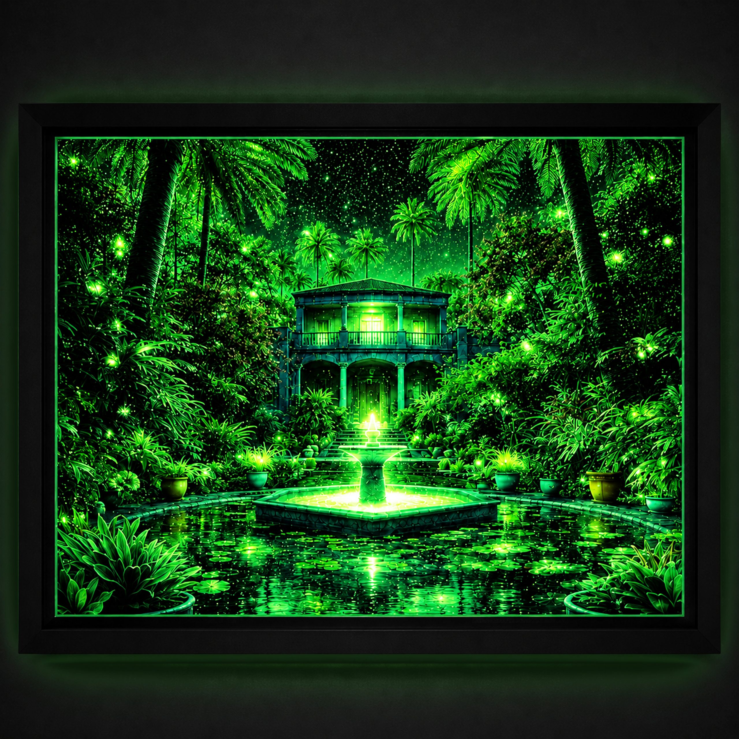 Tableau Majorel, Jardin d’Éveil vu de trois quarts