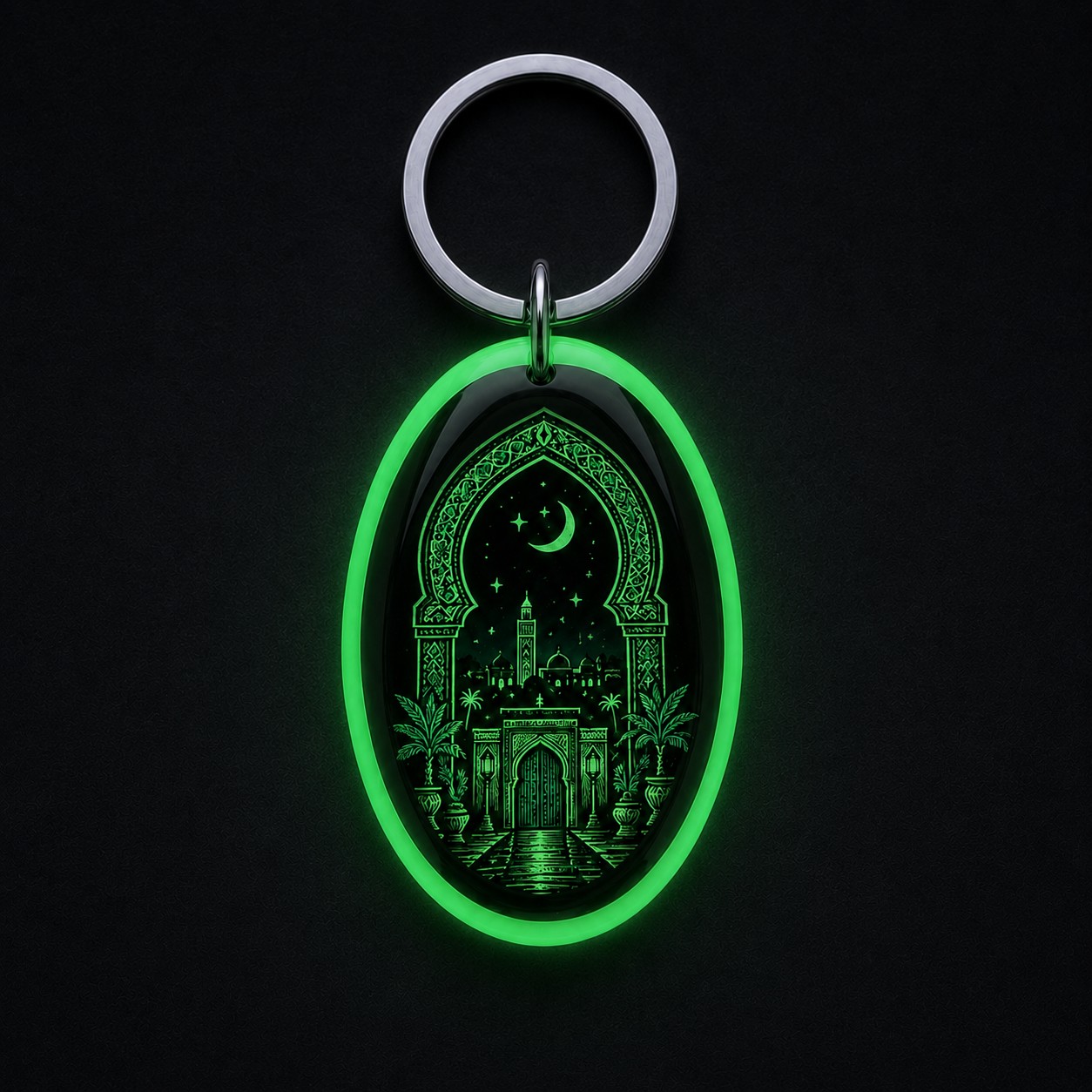 Marrakech Night avec effet photoluminescent vert dans l’obscurité